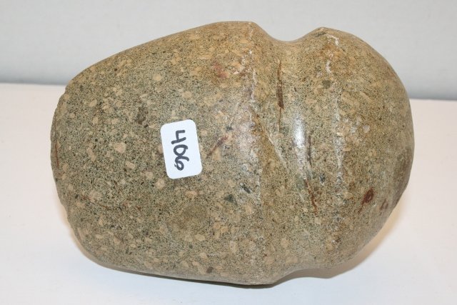 Full Groove Spotted Porphyry Axe: 5 ½” Full Groove Spotted Porphyry Axe – Branch Co. Michigan