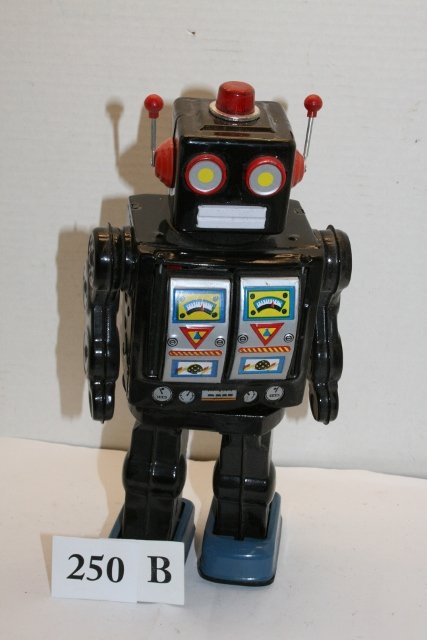 Battery Operated Robot: 12” Battery Operated Robot – minimal wear – battery compartment looks like new – great shape