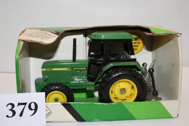 John Deere 3140 Model Tractor: 6” 1/32 Scale John Deere 3140 Model Tractor by Ertl – in original box – very good shape