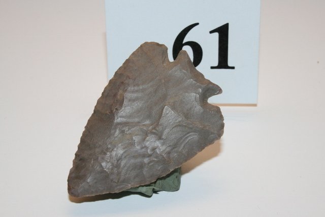 Fracture Base Point: 2 1/8” Very Thin Ohio Fracture Base Point – Ross Co. Ohio – Grade 8 – Jackson C.O.A.