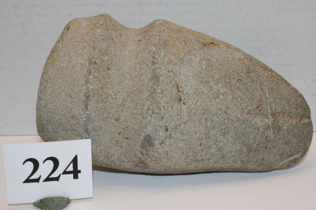 7” ¾ Groove Granite Axe: 7” ¾ Groove Granite Axe – Ripley, Ohio – Grade 8, Jackson C.O.A.