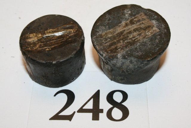 (2) Rare Ivory Ear Plugs - WILL NOT SHIP OUT OF COUNTRY: (2) Rare Ivory Ear Plugs – 1 ¼” dia. -WILL NOT SHIP OUT OF COUNTRY