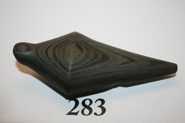 5 ½” Banded Slate Lizard: 5 ½” Banded Slate Lizard – Logan Co. Ohio – Grade 10, Jackson C.O.A.