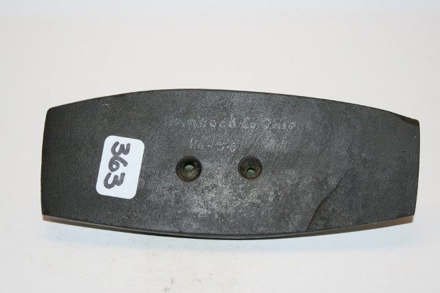 4 11/16” Rectangle Gorget: 4 11/16” Rectangle Gorget – Hancock Co. Ohio – Ex. Dr, Halls Coll. – Grade 9+ Jackson C.O.A.