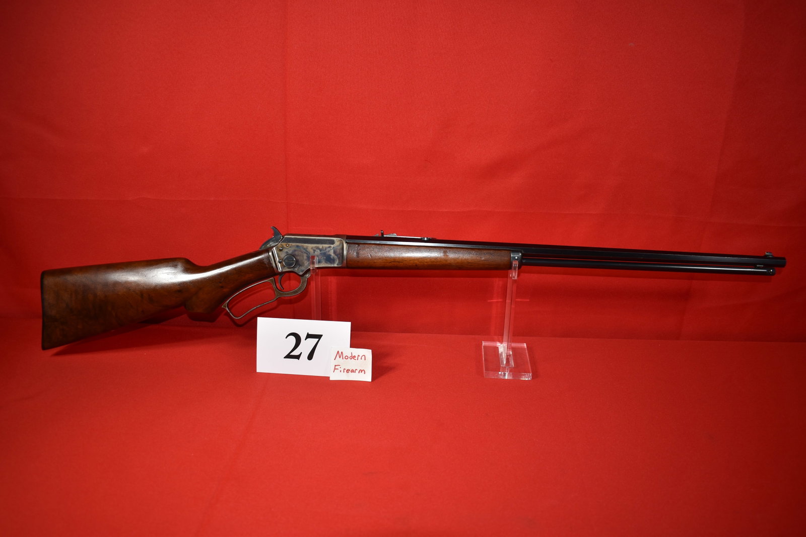 (X) Marlin Model 39 .22 Cal. Lever Action Rifle: (X) Marlin Model 39 .22 Cal. Lever Action Rifle, SN# S2691, 24” oct. bbl., Pre-A Model, Circa 1922, excellent condition