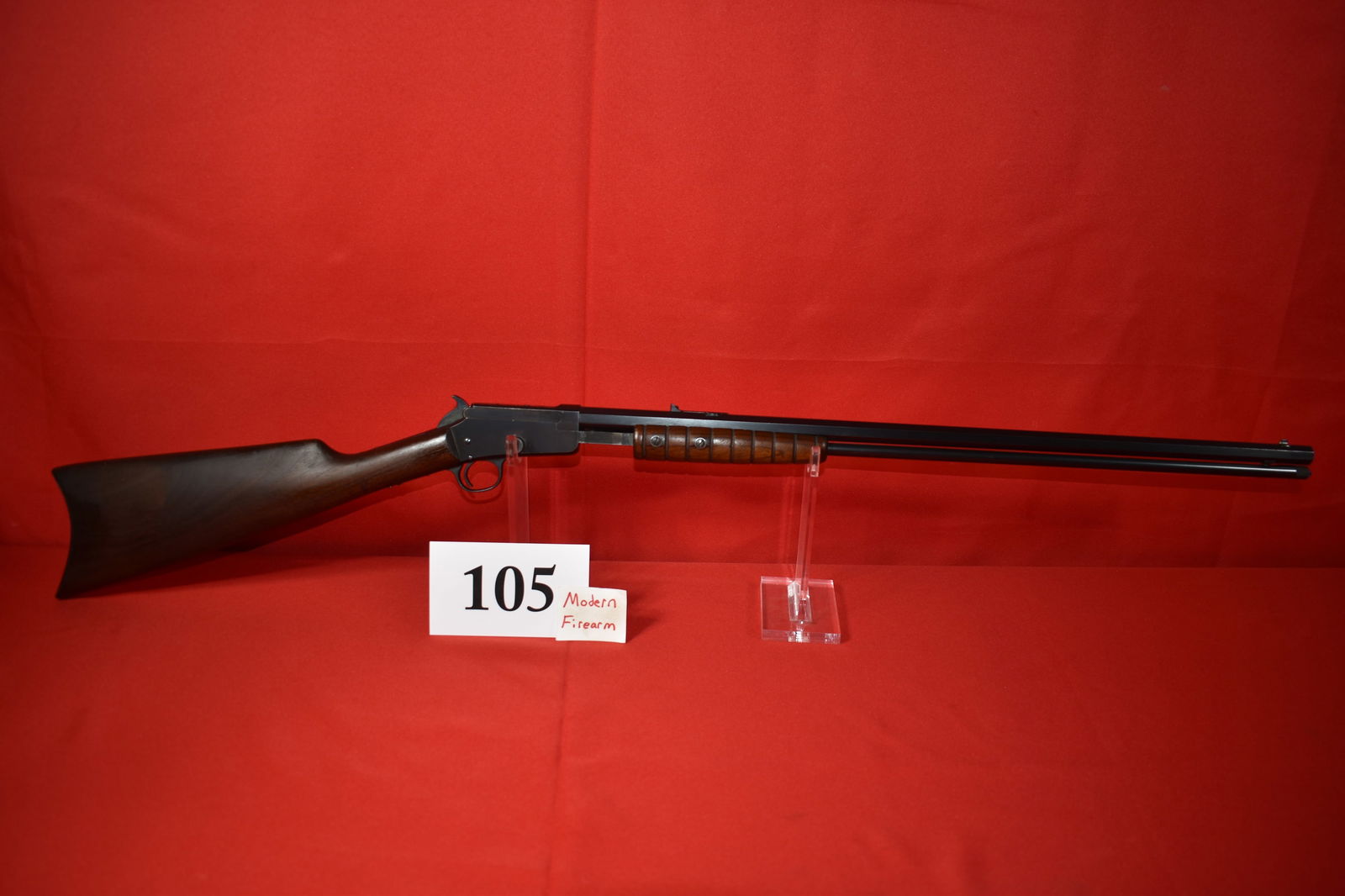 (X) Marlin Model 20-A .22 Cal. Lever Action Rifle: (X) Marlin Model 20-A .22 Cal. Lever Action Rifle, 24” oct. bbl., 95% excellent condition