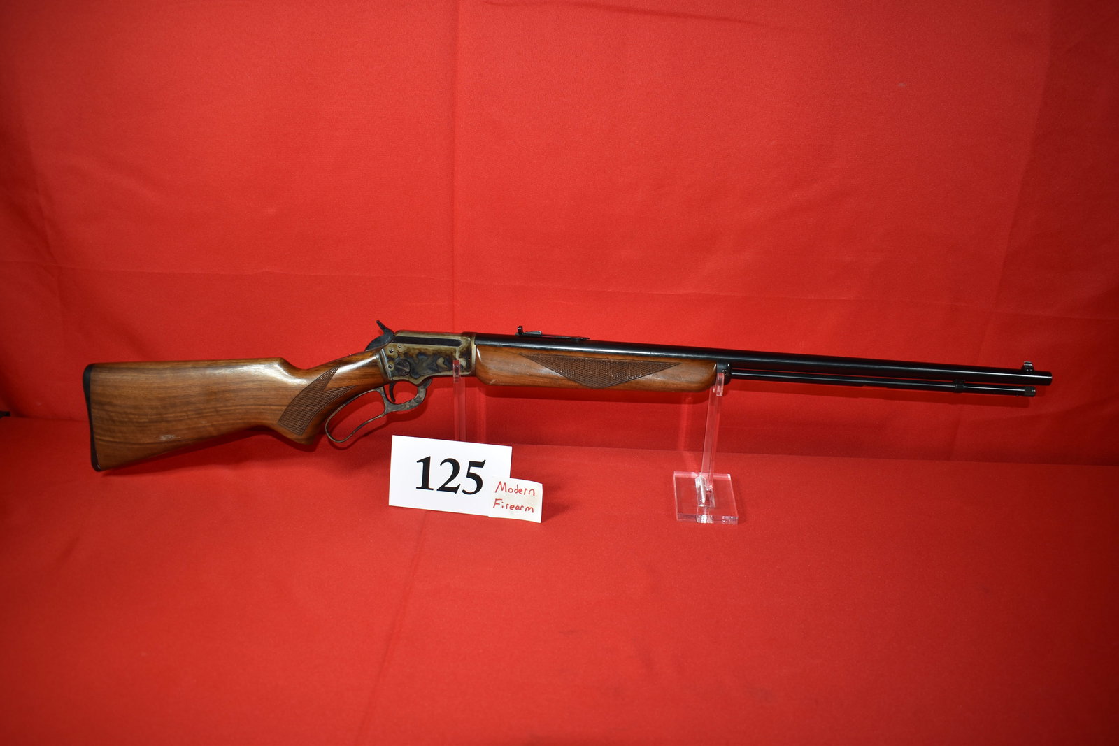 (X) Marlin Model 39-A .22 Cal. Lever Action Rifle: (X) Marlin Model 39-A .22 Cal. Lever Action Rifle, SN# B6012, 24” bbl. pitted spot near rear sight otherwise good condition - case hardening