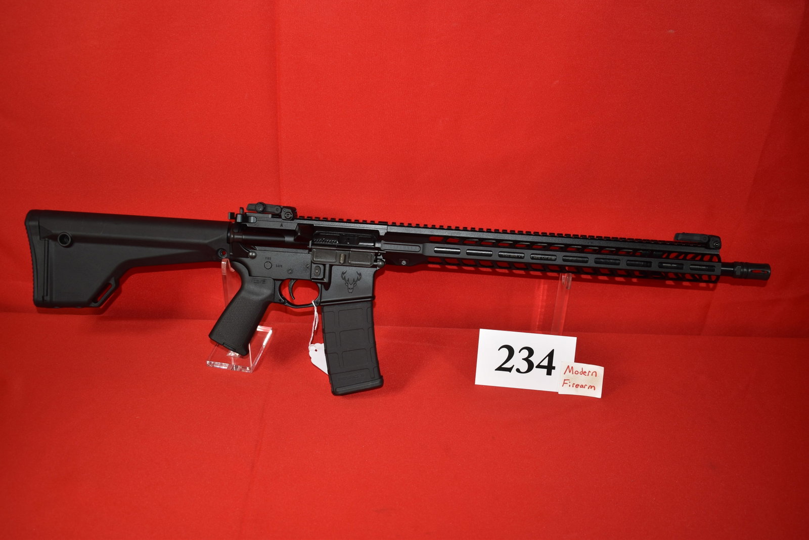 (X) Stag Arms Model Stag-15 5.56mm AR-15 Semi-Auto Rifle: (X) Stag Arms Model Stag-15 5.56mm AR-15 Semi-Auto Rifle, SN# W-0026466, 18” bbl., new