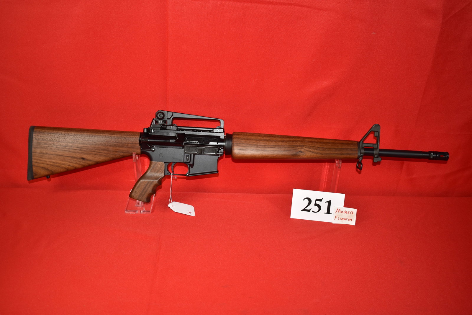 (X) Anderson AM-15 5.56 mm Rifle: (X) Anderson AM-15 5.56 mm Rifle, SN# 20234861, 20” bbl., wood furniture, new