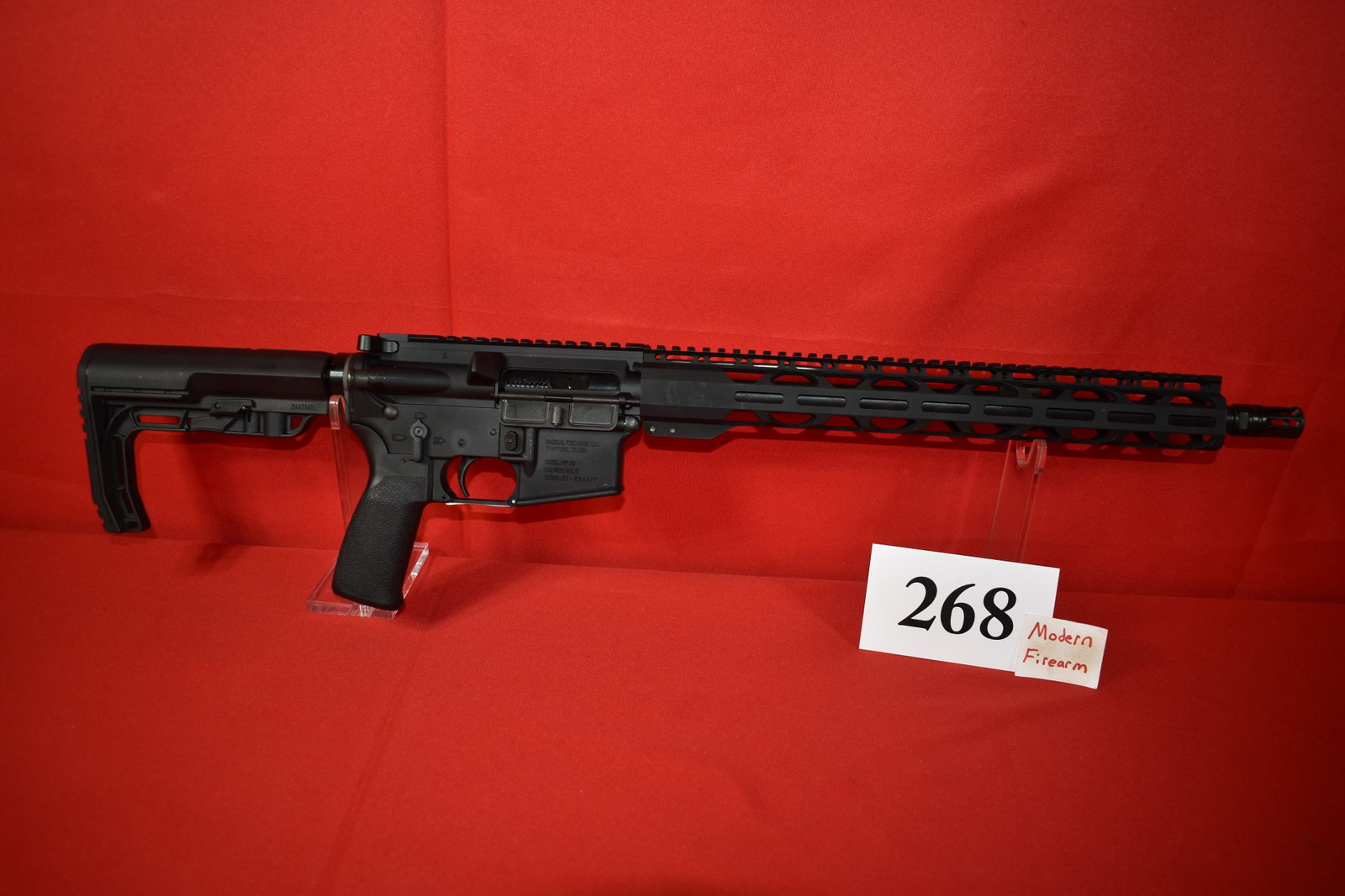 (X) Radical Firearms LLC., RF-15 5.56mm Rifle: (X) Radical Firearms LLC., RF-15 5.56mm Rifle, SN# 21-056477, 16” bbl., new