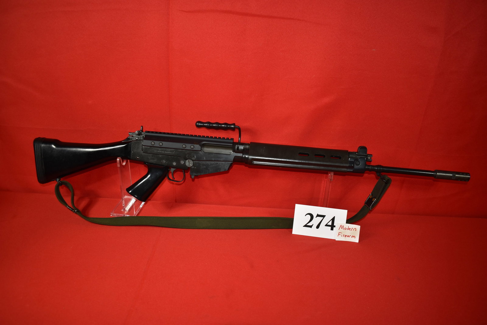(X) Belgium FN FAL .308 Rifle: (X) Belgium FN FAL .308 Rifle, SN# Z505628, Pre-Ban