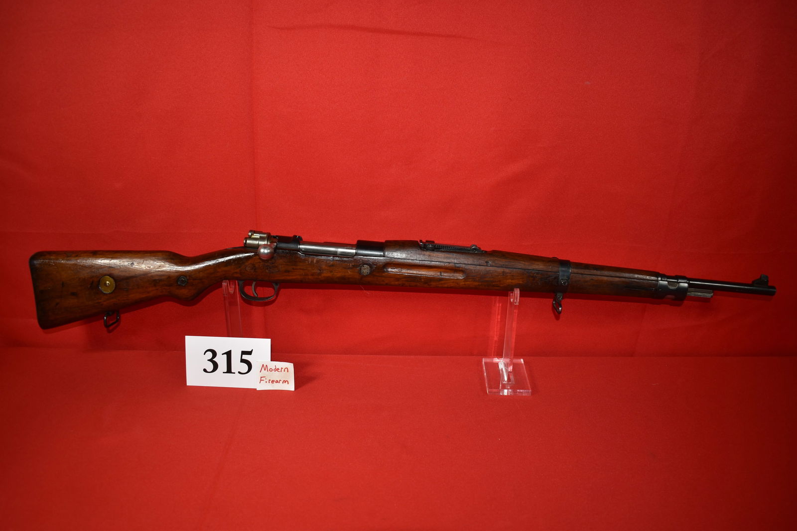 (X) Czech V 24 Mauser 8mm Rifle: (X) Czech V 24 Mauser 8mm Rifle, SN# A55991 matching numbers, un-numbered bolt, 1937 mfg., good surplus condition