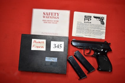 (X) Walther Model PP Super 9 x 18mm Pistol