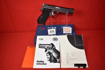 SIG Model P210 9mm Pistol