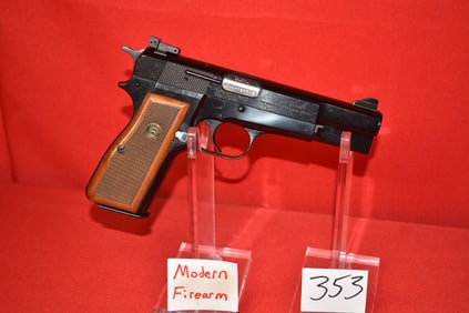 (X) Belgium Browning Hi Power 9mm Pistol