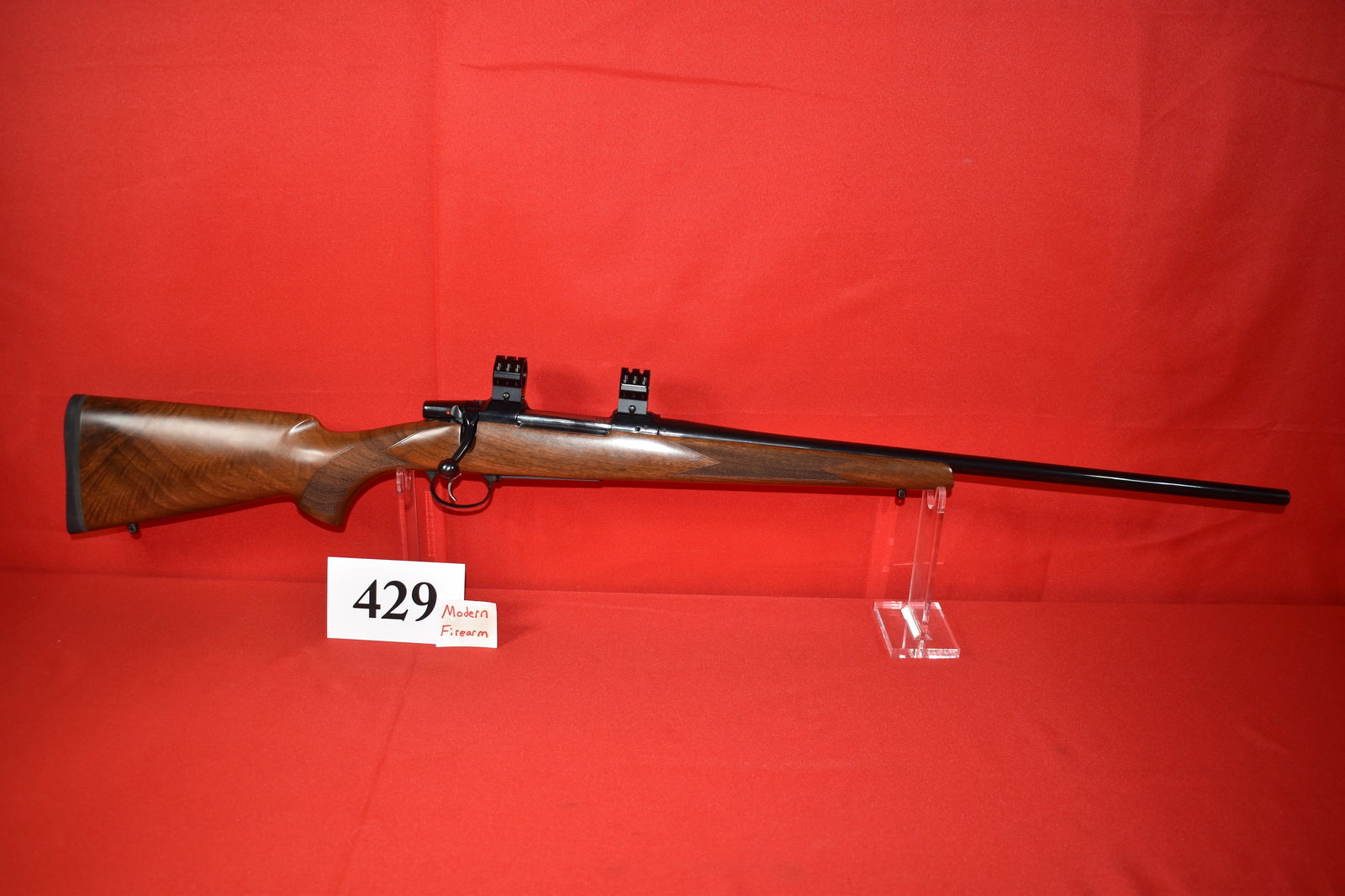 (X) C 550 American 6.5 x 55 Swede Cal. Rifle: (X) C 550 American 6.5 x 55 Swede Cal. Rifle, SN# A115813, 24” bbl., few dings in wood otherwise 98% mint condition