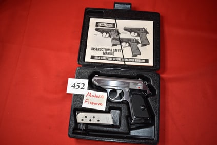 (X) Walther PPK 9mm Kurz/.380 acp Pistol