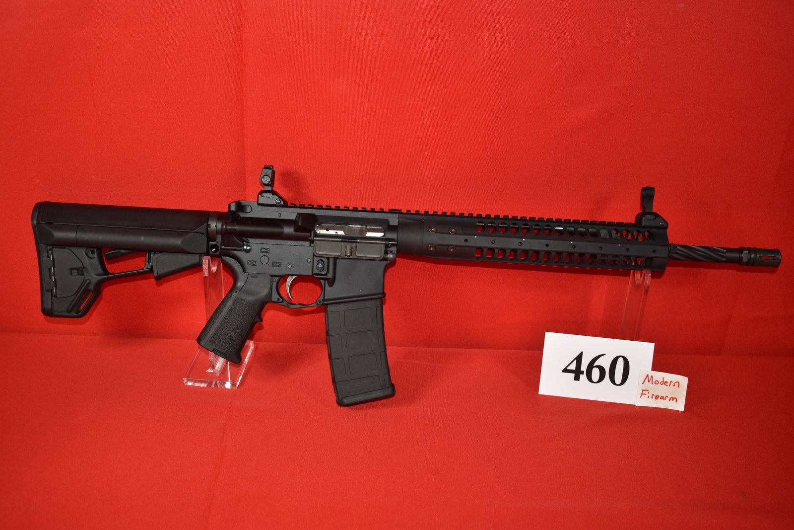 (X) LWRC M6-SPR Mod O 5.56 mm Rifle: (X) LWRC M6-SPR Mod O 5.56 mm Rifle, 16” spiral fluted bbl., new