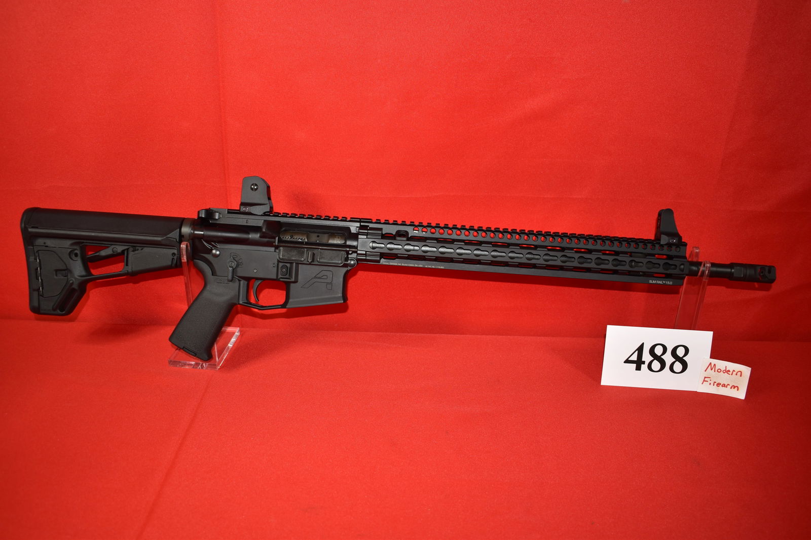 (X) Aero M4E1 5.56 Rifle: (X) Aero M4E1 5.56 Rifle, SN# M4-0348788, 18” Daniel Defense DDM4 V11 Pro Complete Upper with sights, new