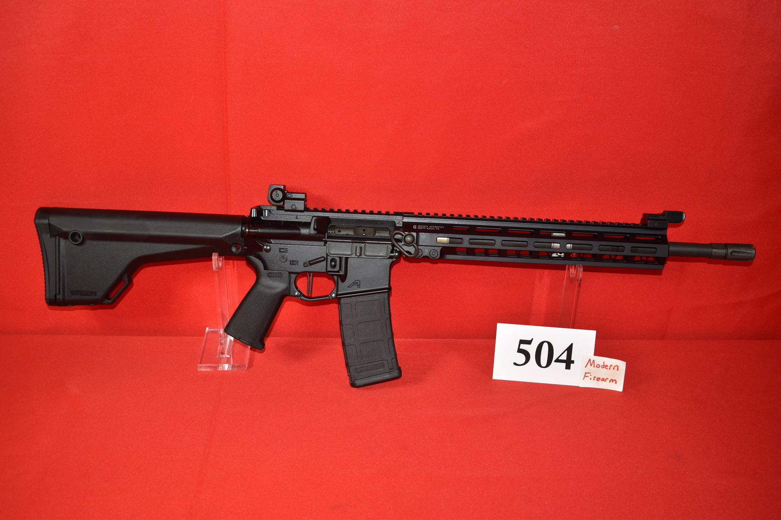 (X) Aero X15 5.56mm Rifle: (X) Aero X15 5.56mm Rifle, SN# AR81281, 16” bbl., Geissele 13” rail, new