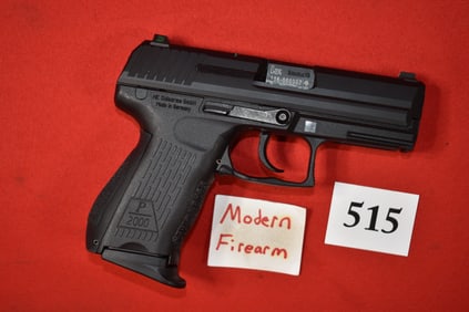 (X) H & K Mode P2000 9mm Pistol