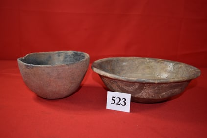 (2) Pottery Pots