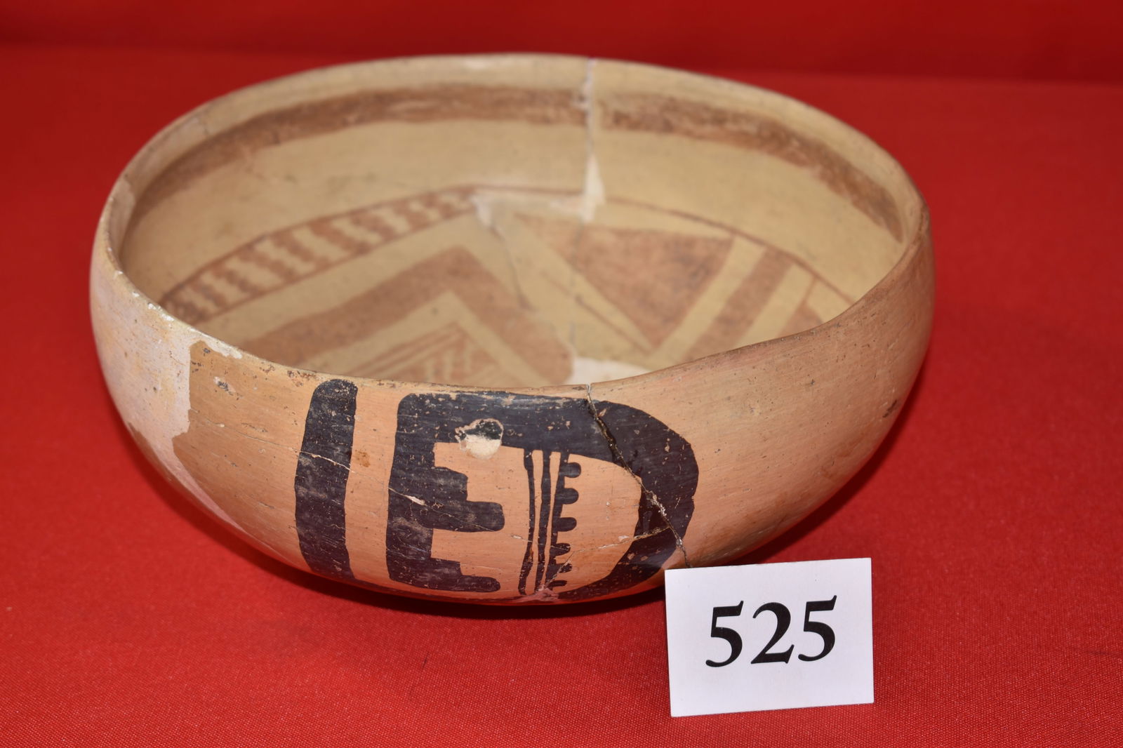 Southwest Painted Pot : 8 ½” x 3 ¼” Southwest Painted Pot – inside & outside paint