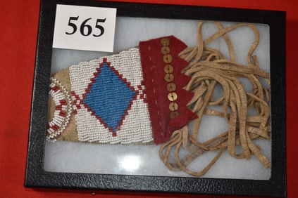 Beaded Strike-a-lite Pouch