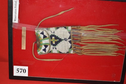 Beaded Sioux Strike-a-lite Pouch