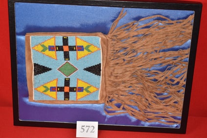 Beaded Ute Belt Buckle