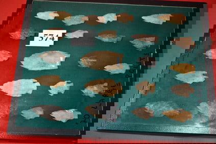 (20) Large Points – Indian Relics – Arrowheads