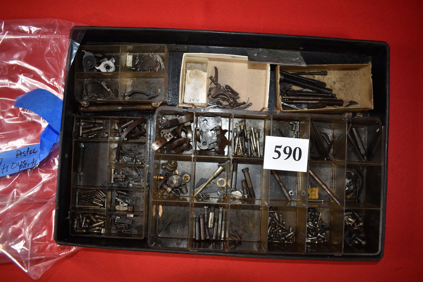 Vintage / Antique Revolver Parts Lot: Trigger Guards : Vintage / Antique Revolver Parts Lot: Trigger Guards, Hammers, Triggers, springs etc…