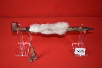 Catlinite Effigy Human Face Pipe