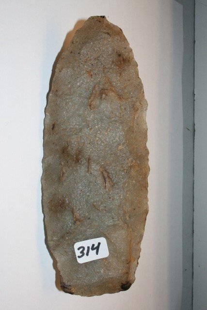Quartz Paleo Style Blade: 6 ½” Quartz Paleo Style Blade - from the Ted Trotta, Anna Bono Collection