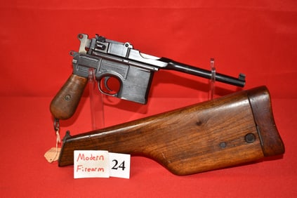 (X) Mauser C96 C-96 Broom handle 7.63m pistol