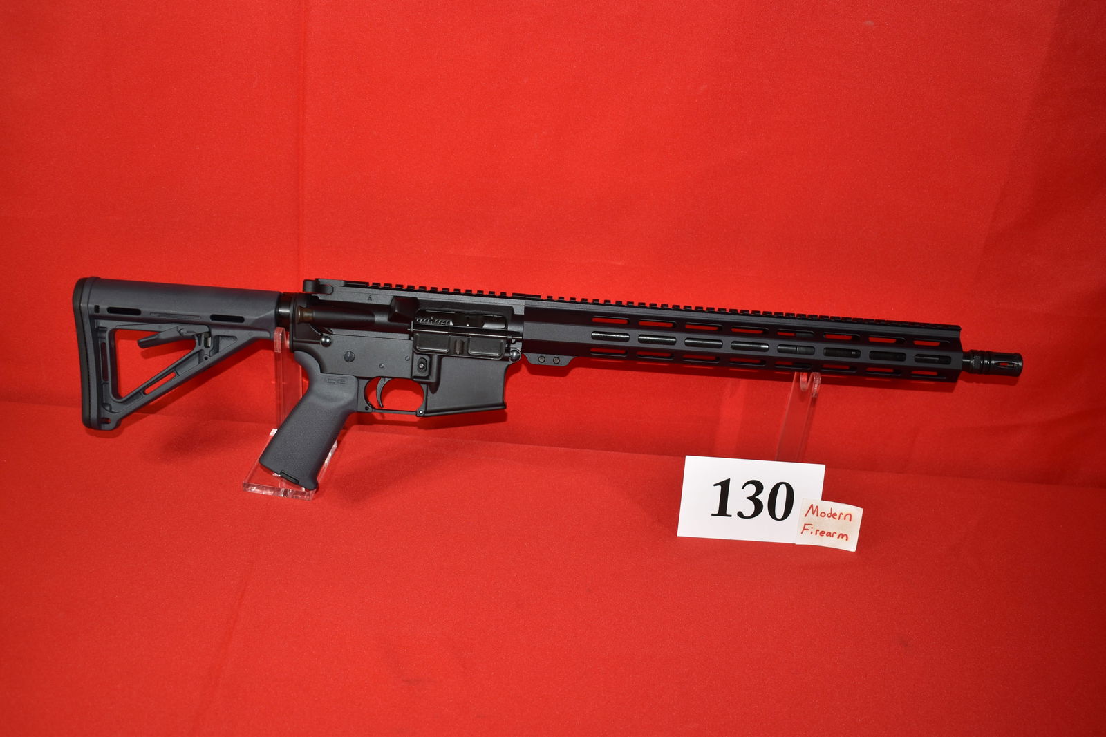 (X) Anderson AM-15 5.56mm Rifle: (X) Anderson AM-15 5.56mm Rifle, SN# 20234862, 16” bbl., new, needs trigger guard roll pin pushed in