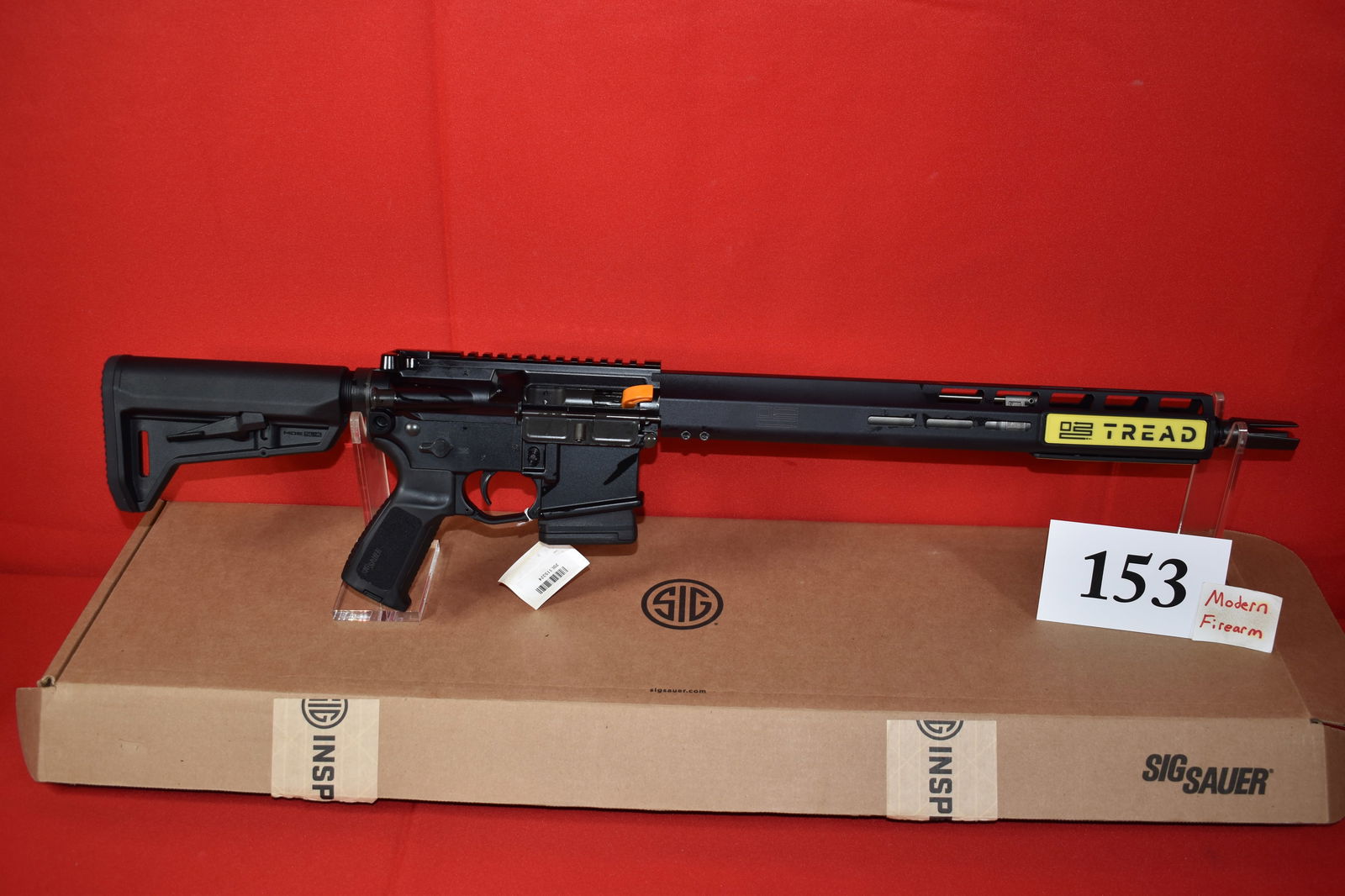 (X) SIG Sauer SIGM400 5.56mm Rifle: (X) SIG Sauer SIGM400 5.56mm Rifle, SN# 20L115324, 16” bbl., Tread Edition, new in box