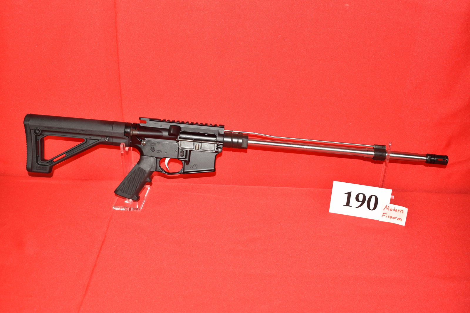 (X) Aero X15 .223 wylde Rifle: (X) Aero X15 .223 wylde Rifle, SN# X401672, 18” stainless bbl., needs hand guard, bolt and charging handle to complete build, new