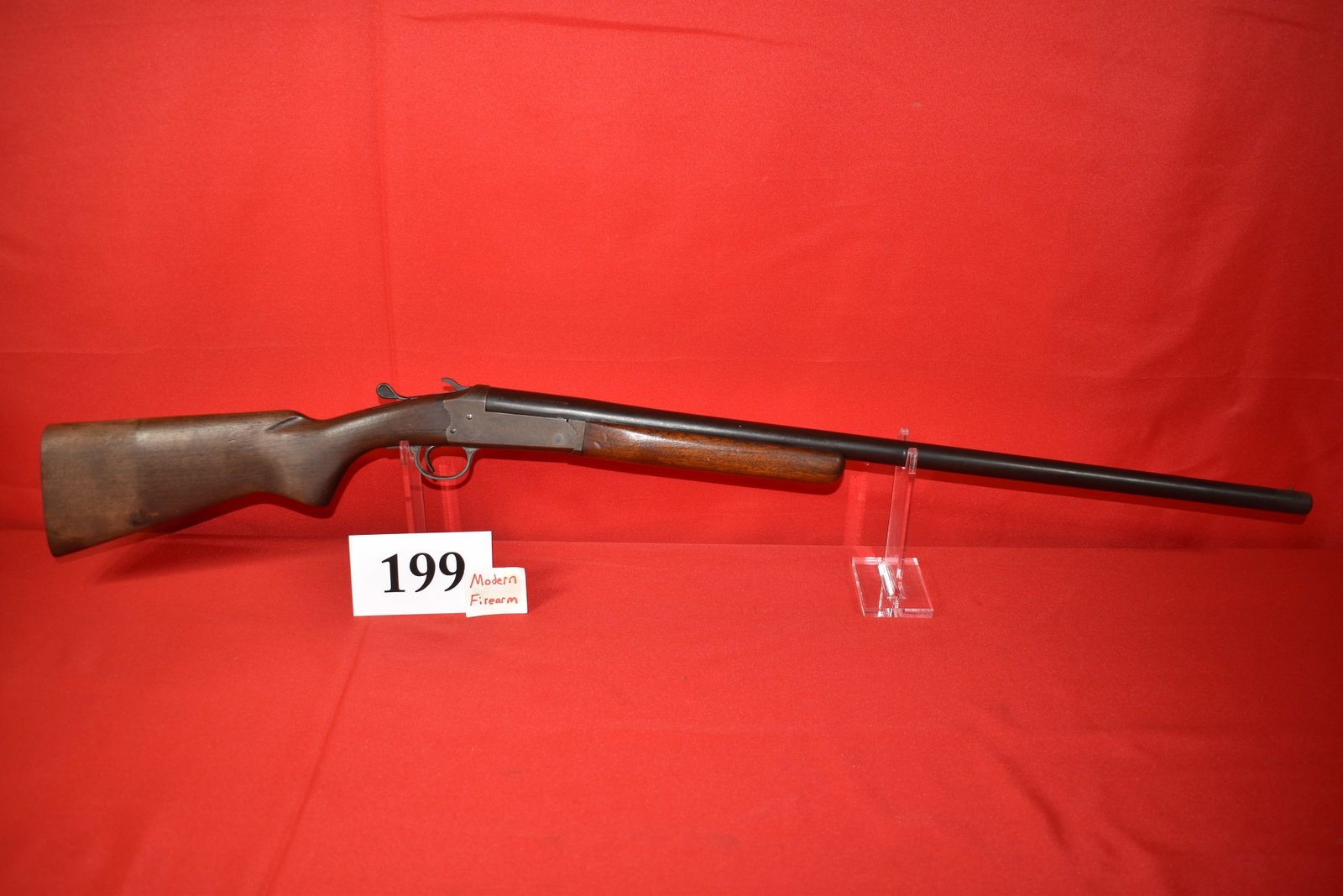 (X) Stevens Model 107B 12 ga. Shotgun: (X) Stevens Model 107B 12 ga. Shotgun, fair Condition