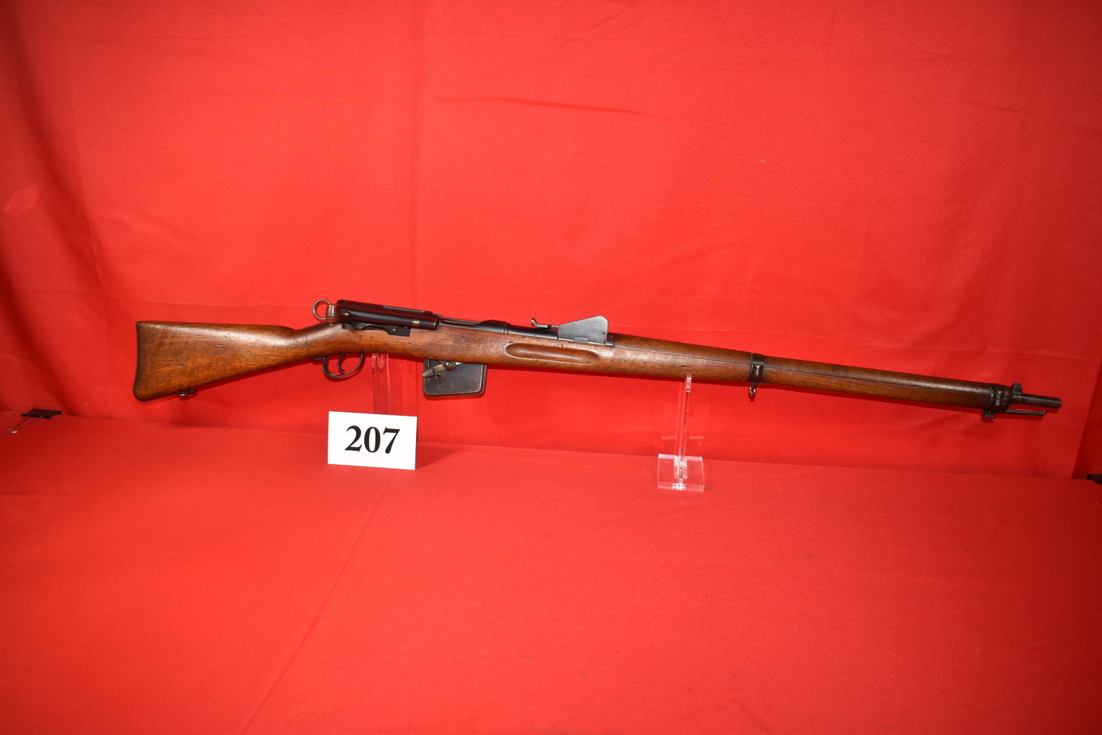 Swiss Model M-1889 7.5 Rifle: Swiss Model M-1889 7.5 Rifle, SN# 168066, mismatched numbers on mag and bolt, non-import mfg. 1893, good condition