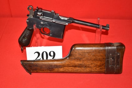 Mauser C-96 Broom Handle 7.63 Pistol
