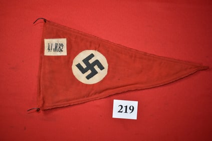 German WWII Nazi Wehrmacht Vehicle ID Flag