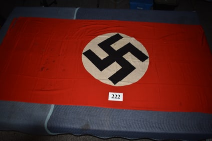 Large German WWII Nazi Building Banner or Flag