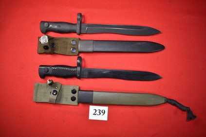 (2) Spanish M1964 Cetme L Bayonets