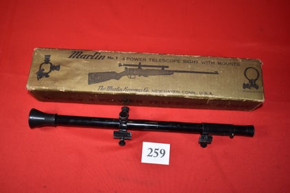 Marlin No. 1 4 Power Telescope Sight