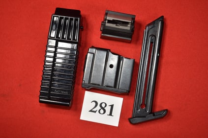 (4) Ruger Magazines lot, 10/22, Mini-14, MK1