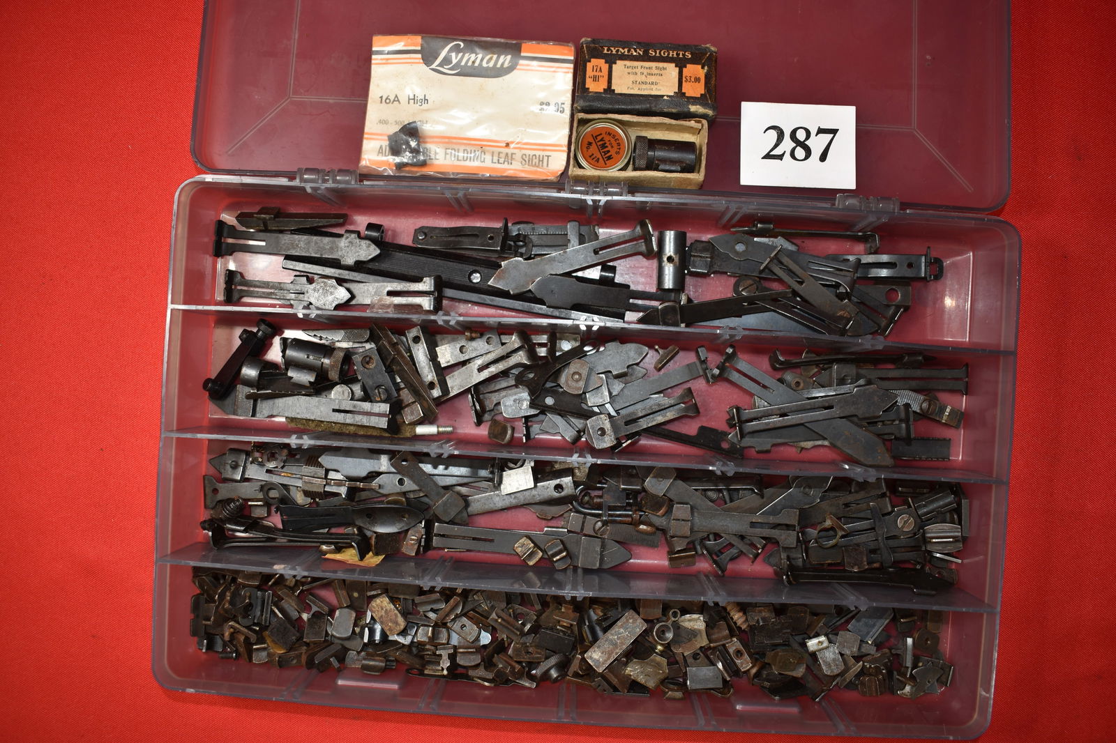 Large Lot Hundreds of Front and Rear Sights: Large Lot Hundreds of Front and Rear Sights for Marlin and Winchester Rifles