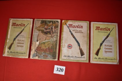 (4) Original Marlin Firearms Catalogs, Feb. 1913