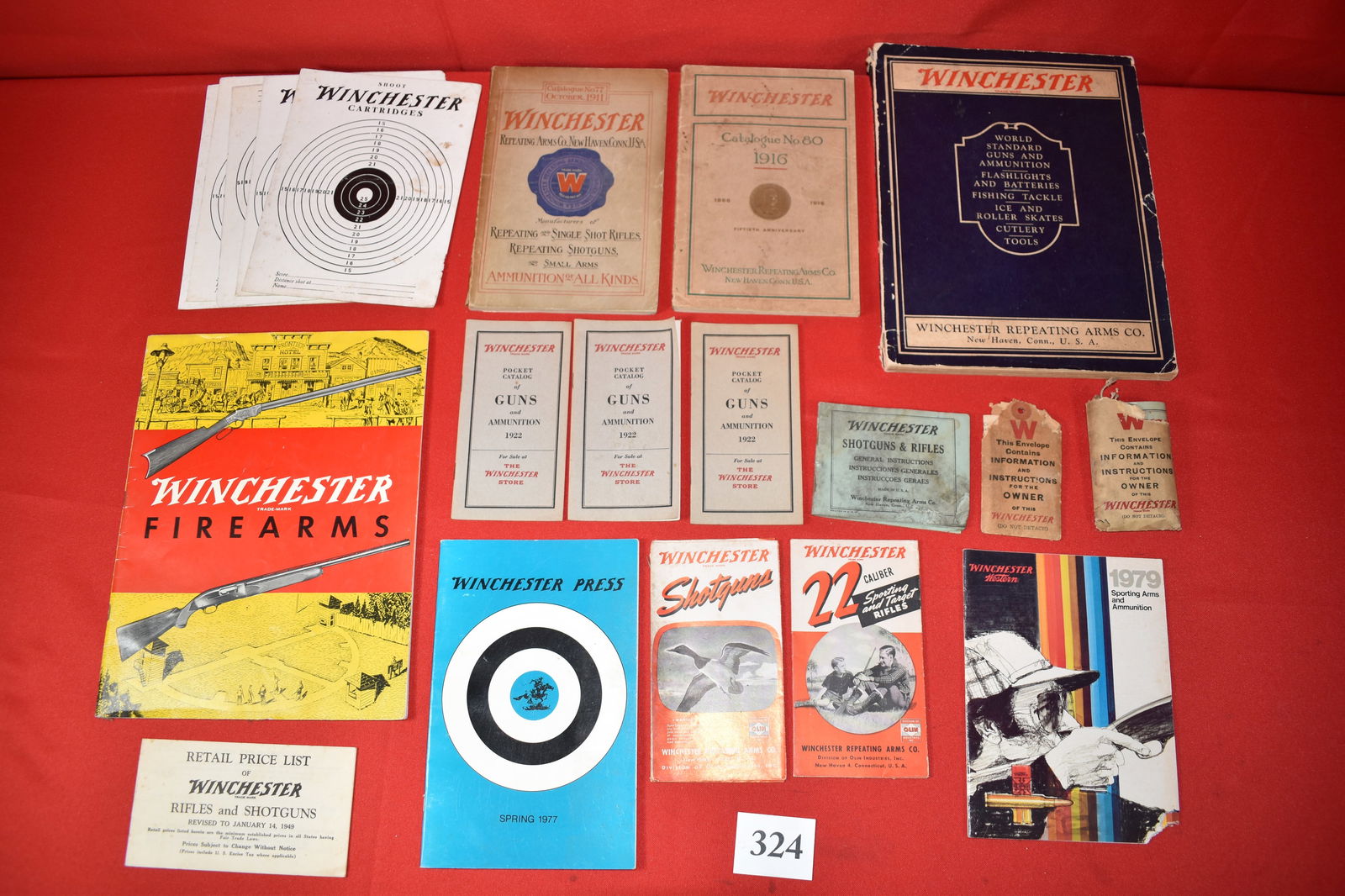 Winchester Catalogs, Oct. 1911, No. 80 1916: Winchester Catalogs, Oct. 1911, No. 80 1916, 1922, 1949, 1977, 1979, and other items