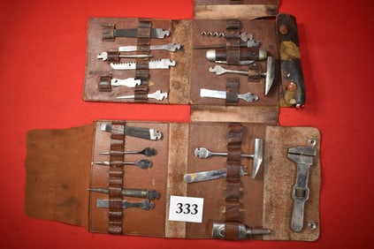 (2) Pocket Knife Tool Kits, Vintage, D. Peres